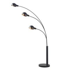 67" Archer 3-Light Adjustable Arc Floor Lamp Black - 510 Design -Famous Lighting Store GUEST b7d0cb38 aee4 4227 983a 7bdf68dad920
