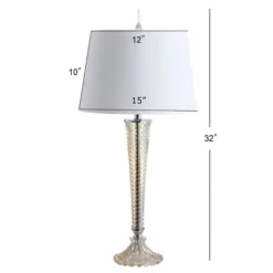 (Set Of 2) 32" Caterina Glass Table Lamp (Includes LED Light Bulb) Champagne - JONATHAN Y 4 (Set Of 2) 32" Caterina Glass Table Lamp (Includes LED Light Bulb) Champagne - JONATHAN Y -Famous Lighting Store GUEST b8efada6 43a9 47fd 881d 39256090a808
