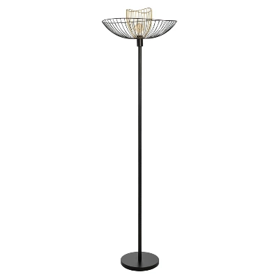 71" Demi Painted Metal 1-Light Floor Lamp with Black and Gold Painted Metal Shade - River of Goods 71" Demi Painted Metal 1-Light Floor Lamp With Black And Gold Painted Metal Shade - River Of Goods -Famous Lighting Store GUEST b918e7c7 58b0 433d 8691 097d32162dc9
