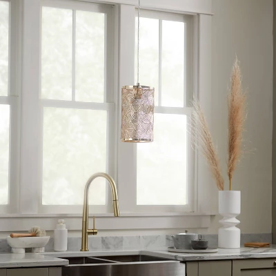 6" 1-Light Madeline Pendant Gold - River of Goods 6" 1-Light Madeline Pendant Gold - River Of Goods -Famous Lighting Store GUEST ba88f747 eabc 49e5 9fe5 f349e833dc5e