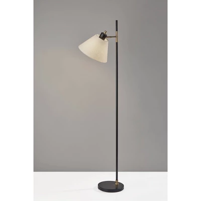 Matthew Floor Lamp Black/Antique Brass - Adesso Matthew Floor Lamp Black/Antique Brass - Adesso -Famous Lighting Store GUEST bb627a44 8894 43ef 9650 4501ae4b7875