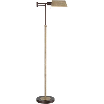 Regency Hill Rustic Farmhouse Pharmacy Floor Lamp with USB Charging Port 54" Tall Bronze Faux Wood Adjustable Swing Arm for Living Room Reading Office Regency Hill Rustic Farmhouse Pharmacy Floor Lamp With USB Charging Port 54" Tall Bronze Faux Wood Adjustable Swing Arm For Living Room Reading Office -Famous Lighting Store GUEST bb62a229 9b5b 45a1 aced b5193c64013b