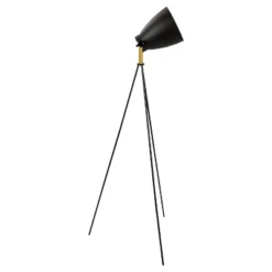 58" Grammy Reader Lamp Black/Gold - LumiSource