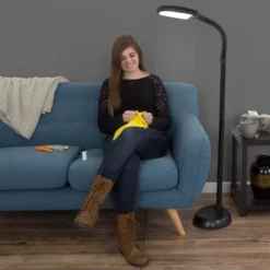 Hastings Home Daylight LED Floor Lamp – 17W, Black -Famous Lighting Store GUEST c0bc1a27 1568 43d6 b9cf d6441ae24731