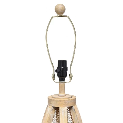 Wood Arch Farmhouse Table Lamp with Fabric Shade Natural - Lalia Home Wood Arch Farmhouse Table Lamp With Fabric Shade Natural - Lalia Home -Famous Lighting Store GUEST c3ad42eb 94bc 49ac 9991 95b3a0d975c1