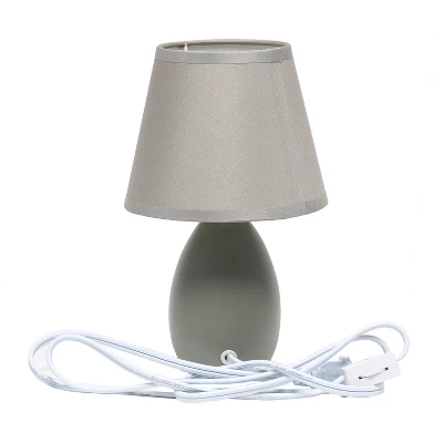 9.45" 2pk Petite Ceramic Oblong Bedside Table Desk Lamps with Matching Tapered Drum Shade Gray - Creekwood Home 9.45" 2pk Petite Ceramic Oblong Bedside Table Desk Lamps With Matching Tapered Drum Shade Gray - Creekwood Home -Famous Lighting Store GUEST c3f0c19f 792d 4f24 9ff1 3a75acbfcbd7