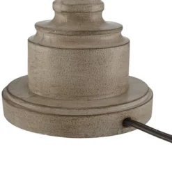 Regency Hill Traditional Buffet Table Lamps 28" Tall Set Of 2 Natural Candlestick Cream Bell Shade For Dining Room -Famous Lighting Store GUEST c583e038 673d 4647 8894 f980dfc8aad9