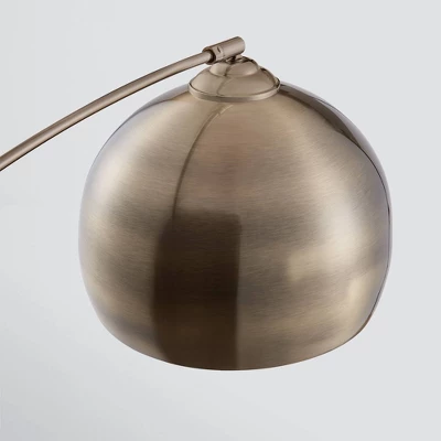 Williamsburg Modern Arched Floor Lamp with Bell Shade and Marble Base - Teamson Home Williamsburg Modern Arched Floor Lamp With Bell Shade And Marble Base - Teamson Home -Famous Lighting Store GUEST c59a8e55 4975 45a0 9d66 05dbd13dd61b