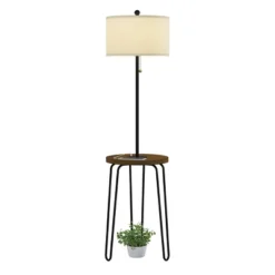 Floor Lamp End Table (Includes LED Light Bulb) - Modern Hairpin Legs -Famous Lighting Store GUEST c727bf21 b973 452c a15a 9ad79a7495fe