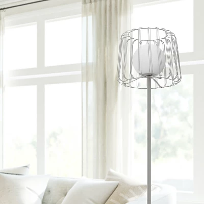 62.75" Mateo Caged Globe Shade Floor Lamp - River of Goods 62.75" Mateo Caged Globe Shade Floor Lamp - River Of Goods -Famous Lighting Store GUEST c7478a5d de58 441f ac89 e6a4386c241a