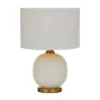 19" X 13" Modern Glass Table Lamp White - Olivia & May 1 19" X 13" Modern Glass Table Lamp White - Olivia & May -Famous Lighting Store GUEST c7a92be7 9d55 4e36 ac32 255b7bd519e2