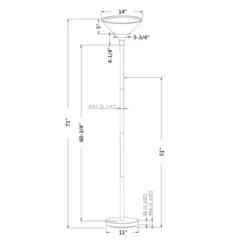 Torchiere Floor Lamp With Glass Shade - Threshold™ 5 Torchiere Floor Lamp With Glass Shade - Threshold™ -Famous Lighting Store GUEST c7fec30d 8931 49bc 9a02 88a2579d0c38