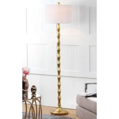 Aurelia Floor Lamp - Antique Gold - Safavieh -Famous Lighting Store GUEST ca92827d 2d80 48a8 8b95 9dff092bc2fc