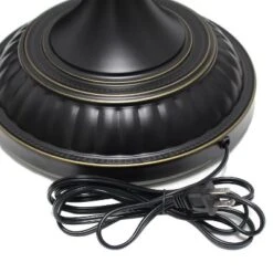 1 Light Torchiere Floor Lamp With Marbleized Glass Shade Black/Brown - Elegant Designs 8 1 Light Torchiere Floor Lamp With Marbleized Glass Shade Black/Brown - Elegant Designs -Famous Lighting Store GUEST cbe9331e 7d22 493d 9ab4 e346d213e966