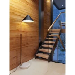 Retro Modern Floor Lamp Black 55" - ZM Home -Famous Lighting Store GUEST cd5091b2 d81d 4a11 8fad 07723296c6ea