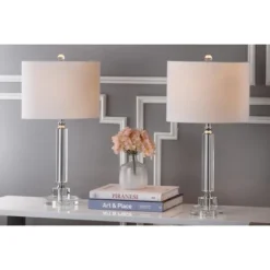 Deco Column Crystal Lamp (Set Of 2) - Safavieh -Famous Lighting Store GUEST cdcb63f7 20aa 469f b66c 9025f14e2ccb