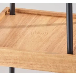 Henry Charge Shelf Floor Lamp Natural Black - Adesso -Famous Lighting Store GUEST cee4eb4c 597e 44ed b480 7dab07092bf2