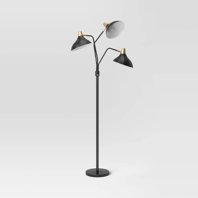 3-Head Floor Lamp Black - Threshold™ 3-Head Floor Lamp Black - Threshold™ -Famous Lighting Store GUEST d021391c d6a0 4691 8c04 2edeeeaa33be