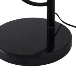 65" Lana Arc Floor Lamp With Table And USB Port Black - Teamson Home -Famous Lighting Store GUEST d1321b97 e511 4fcf a154 bba1c39c13bd