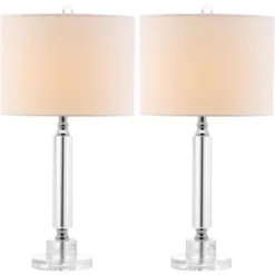 Deco Column Crystal Lamp (Set Of 2) - Safavieh -Famous Lighting Store GUEST d1861e2d ba6e 4846 a4d6 784e67c9d7a1