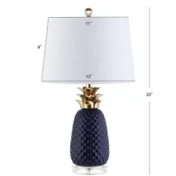 23" Ceramic Pineapple Table Lamp (Includes Energy Efficient Light Bulb) - JONATHAN Y -Famous Lighting Store GUEST d31fc2ef 197b 4471 9838 32e79b128599