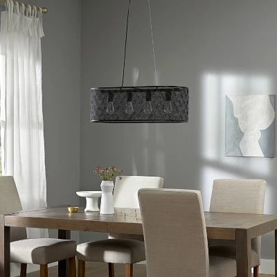 30" 4-Light Gianna Chandelier Black - River of Goods 30" 4-Light Gianna Chandelier Black - River Of Goods -Famous Lighting Store GUEST d355b5d9 b6fb 4900 b487 cf20efee9513