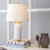 23" Marble Adams Table Lamp (Includes LED Light Bulb) White - JONATHAN Y -Famous Lighting Store GUEST d3678414 f126 496f ac6b c37a820d0852