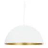 24" 1-Light Rafaelino Bowl Pendant With Shade White/Gold - EGLO 2 24" 1-Light Rafaelino Bowl Pendant With Shade White/Gold - EGLO -Famous Lighting Store GUEST d5a420cc a396 41f3 bf33 ce63d1e813a6