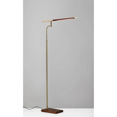 50.5" x 62.5" 3-way Barrett Floor Lamp (Includes LED Light Bulb) Brass - Adesso 50.5" X 62.5" 3-way Barrett Floor Lamp (Includes LED Light Bulb) Brass - Adesso -Famous Lighting Store GUEST d60ac4c1 5180 48b4 87c4 5bb3f5f03310