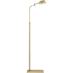 Possini Euro Design Keegan Traditional Pharmacy Floor Lamp 54 1/4" Tall Warm Gold Adjustable Swing Arm Metal Tent Shade For Living Room Reading 8 Possini Euro Design Keegan Traditional Pharmacy Floor Lamp 54 1/4" Tall Warm Gold Adjustable Swing Arm Metal Tent Shade For Living Room Reading -Famous Lighting Store GUEST d6328054 cd4f 46a5 84d3 f6a10d1942a7
