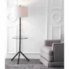 62" Metal Hall End Table Floor Lamp (Includes Energy Efficient Light Bulb) - JONATHAN Y -Famous Lighting Store GUEST d69f5b30 dfb5 4d5b 8fb6 7a218db5058a