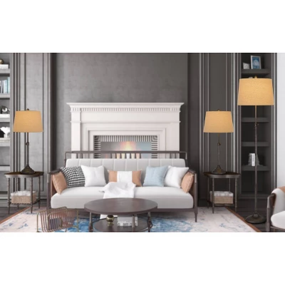 65.5" Metal Floor Lamp with 32" (Set of 2) Matching Table Lamps Antique Silver - Cal Lighting 65.5" Metal Floor Lamp With 32" (Set Of 2) Matching Table Lamps Antique Silver - Cal Lighting -Famous Lighting Store GUEST d6aa91c0 6a51 4c9e a4d0 8b1a4bb0b9e7