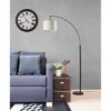 Bowery Arc Lamp Black/Red - Adesso -Famous Lighting Store GUEST d88a52d4 6c1b 485c 9dae 715798e6a56e