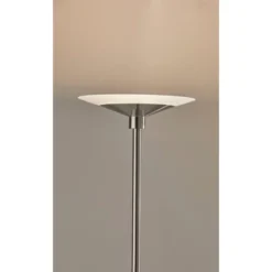 Solar Torchiere (Includes LED Light Bulb) Silver - Adesso -Famous Lighting Store GUEST da105d81 863b 498e 92c3 a3e38f641f2f