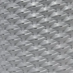 20.4" Traditional Ceramic Purled Texture Bedside Table Desk Lamp With White Fabric Drum Shade Gray - Simple Designs -Famous Lighting Store GUEST da4c7644 f6f3 4a30 b13c 9fea98b5fdd1