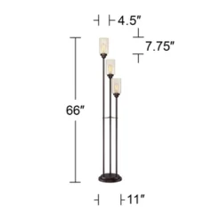 Franklin Iron Works Libby Modern Industrial Tree Floor Lamp 66" Tall Oiled Bronze Metal 3 Light Dimmable LED Amber Seedy Glass For Living Room Bedroom 6 Franklin Iron Works Libby Modern Industrial Tree Floor Lamp 66" Tall Oiled Bronze Metal 3 Light Dimmable LED Amber Seedy Glass For Living Room Bedroom -Famous Lighting Store GUEST db57c0d1 4c59 4834 870b 6f2e2e32a038