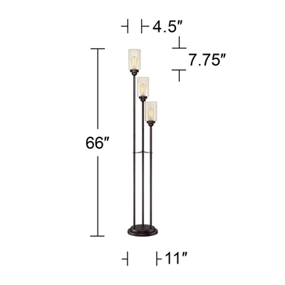 Franklin Iron Works Libby Modern Industrial Tree Floor Lamp 66" Tall Oiled Bronze Metal 3 Light Dimmable LED Amber Seedy Glass for Living Room Bedroom Franklin Iron Works Libby Modern Industrial Tree Floor Lamp 66" Tall Oiled Bronze Metal 3 Light Dimmable LED Amber Seedy Glass For Living Room Bedroom -Famous Lighting Store GUEST db57c0d1 4c59 4834 870b 6f2e2e32a038
