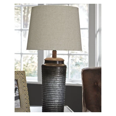 Norbert Metal Set Of 2 Table Lamp Gray - Signature Design by Ashley Norbert Metal Set Of 2 Table Lamp Gray - Signature Design By Ashley -Famous Lighting Store GUEST db758834 1404 42fc 9b81 71e3f2a53eca