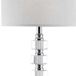 60" Lombard Street Floor Lamp Clear/Chrome (Includes CFL Light Bulb) - Safavieh -Famous Lighting Store GUEST dbaef2b7 bd10 4cc7 ab22 a304a28a95e6