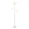 3 Light Floor Lamp With Scalloped Glass Shade White - Elegant Designs -Famous Lighting Store GUEST dda97f52 a77f 4759 af3a 7ed326790802
