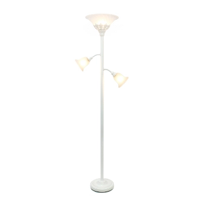 3 Light Floor Lamp with Scalloped Glass Shade White - Elegant Designs 3 Light Floor Lamp With Scalloped Glass Shade White - Elegant Designs -Famous Lighting Store GUEST dda97f52 a77f 4759 af3a 7ed326790802