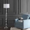 Wilhelmina Floor Lamp (Includes LED Light Bulb) Chrome - Safavieh -Famous Lighting Store GUEST df89c8e8 e1df 4c9d 8dd8 120cfb16ed45