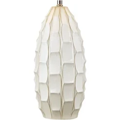 Possini Euro Design Cosgrove Modern Mid Century Table Lamp 32 3/4" Tall White Glazed Ceramic Beige Fabric Drum Shade For Bedroom Living Room Bedside 4 Possini Euro Design Cosgrove Modern Mid Century Table Lamp 32 3/4" Tall White Glazed Ceramic Beige Fabric Drum Shade For Bedroom Living Room Bedside -Famous Lighting Store GUEST e15958a3 0b96 48ea bace d8ad192dac70