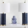 Roxanne Table Lamp (Set Of 2) - Navy - Safavieh -Famous Lighting Store GUEST e4499234 3ba4 4873 bf69 19d3adae2679