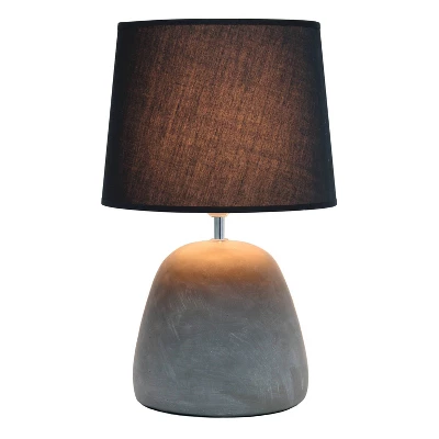Round Concrete Table Lamp with Shade Black - Simple Designs Round Concrete Table Lamp With Shade Black - Simple Designs -Famous Lighting Store GUEST e4c4a5e0 bff7 4d5d 94d4 7a03dd6c82bf