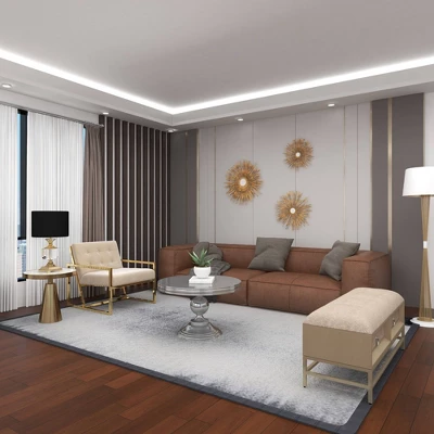 Crystal Table Lamp with Drum Shade Gold - Olivia & May Crystal Table Lamp With Drum Shade Gold - Olivia & May -Famous Lighting Store GUEST e66fddb1 a3ce 44d6 a919 623dceca0d7b