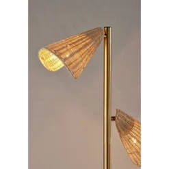 Cove Tree Floor Lamp Antique Brass - Adesso