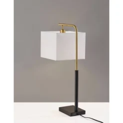 Flora Antique Brass Table Lamp Black - Adesso -Famous Lighting Store GUEST e88d5f7a 91c9 440a b540 5365cdbd9a65