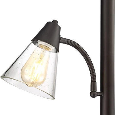 Franklin Iron Works Warwick Industrial Torchiere Floor Lamp with Side Lights 71 1/2" Tall Tiger Bronze LED Clear Seedy Glass for Living Room Reading Franklin Iron Works Warwick Industrial Torchiere Floor Lamp With Side Lights 71 1/2" Tall Tiger Bronze LED Clear Seedy Glass For Living Room Reading -Famous Lighting Store GUEST ea3e2832 aa93 4608 867e b86e755fc252