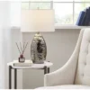 Livy Ceramic Table Lamp Silver Base/White Shade - Hampton Hill -Famous Lighting Store GUEST eab83b1c f95e 4b86 9d97 9fa74c34bb2f